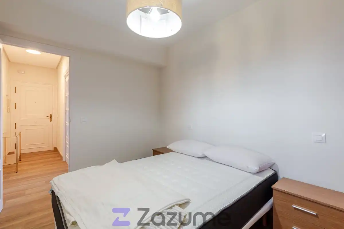 Bedroom of Flat for rent in Madrid  with Air Conditioner, Heating and Terrace