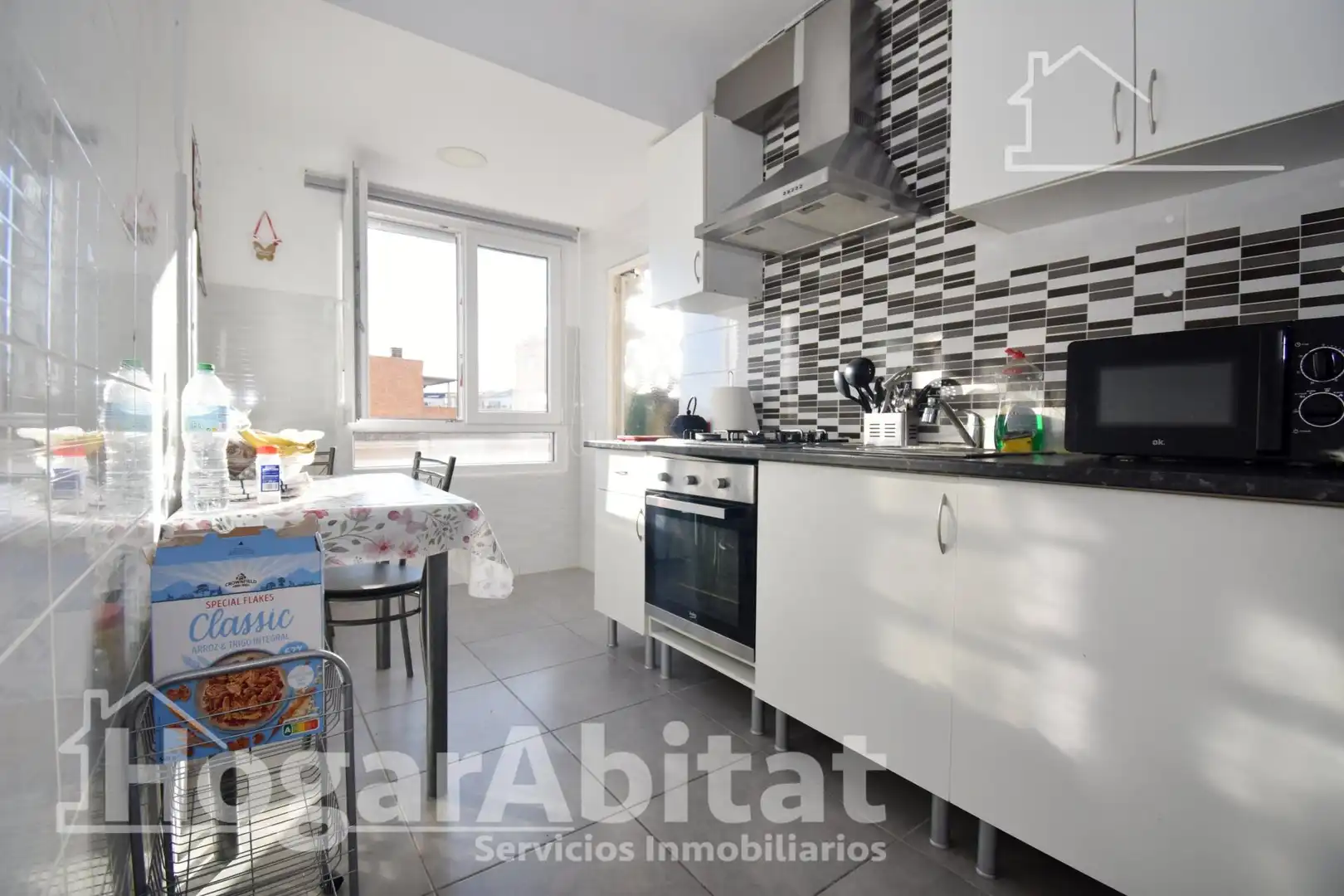 Kitchen of Flat for sale in Vila-real  with Air Conditioner, Heating and Furnished