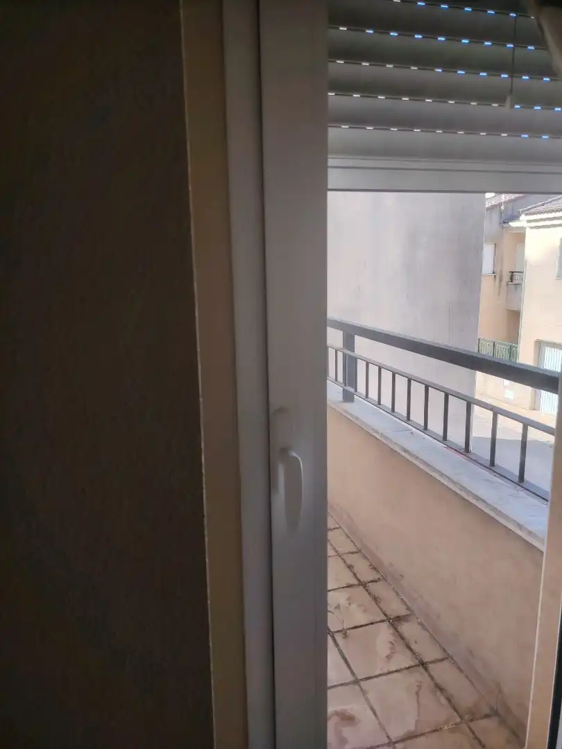 Balcony of Apartments for share in Talavera la Real  with Air Conditioner, Terrace and Furnished