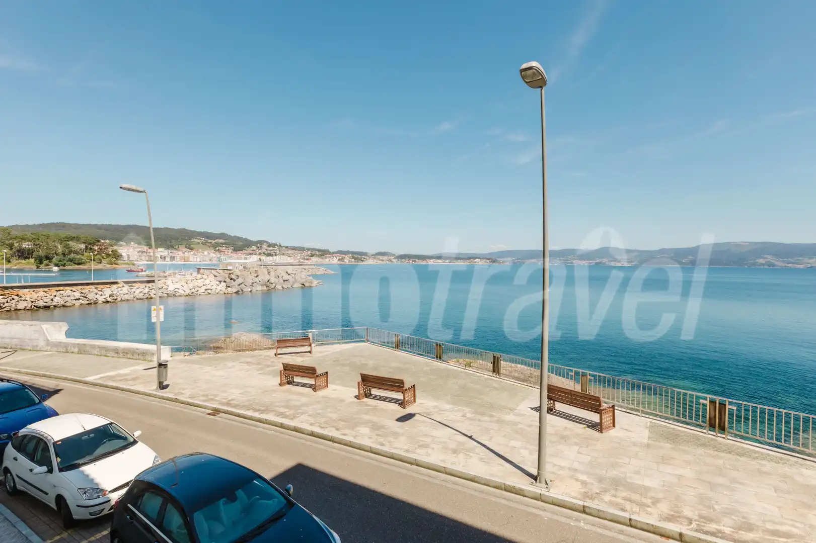 Exterior view of Flat for rent in Sanxenxo  with Furnished, Oven and Washing machine