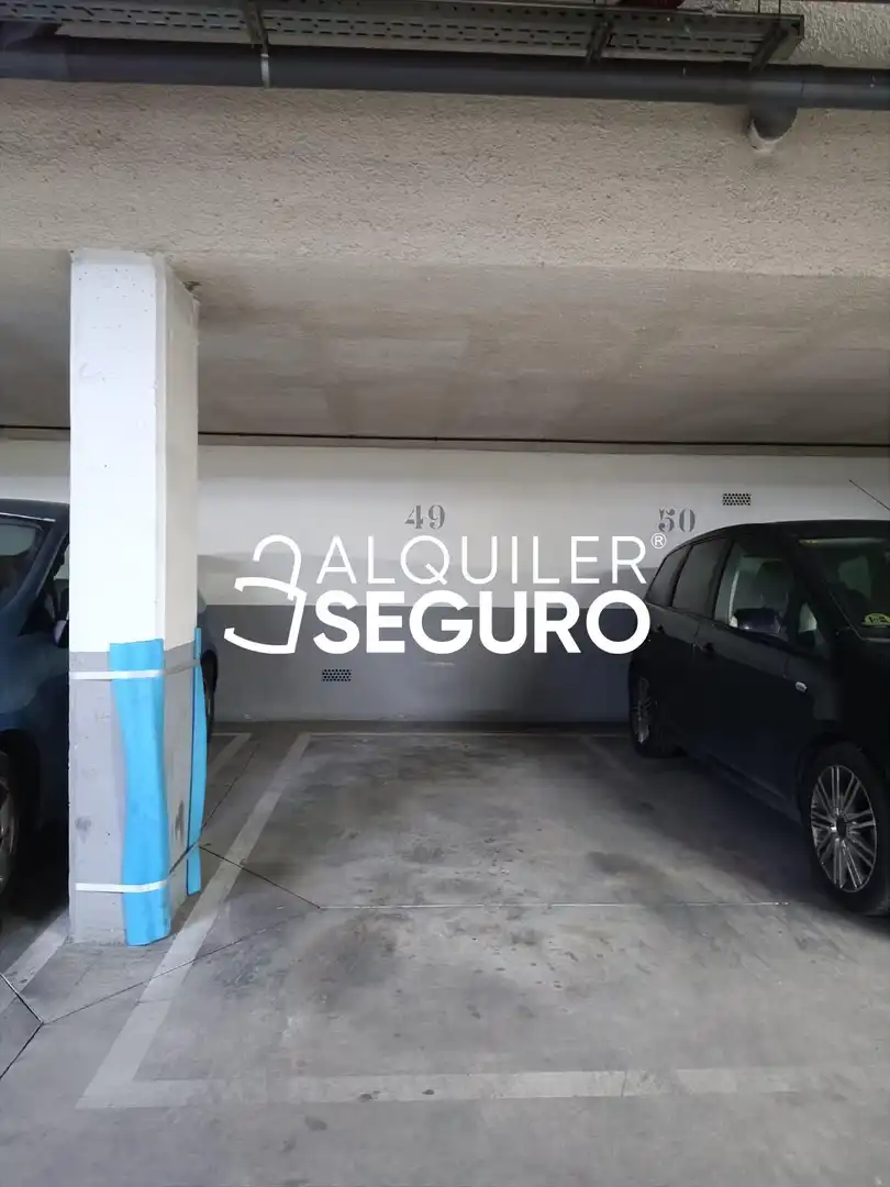Parking of Flat for rent in Leganés  with Air Conditioner, Heating and Terrace