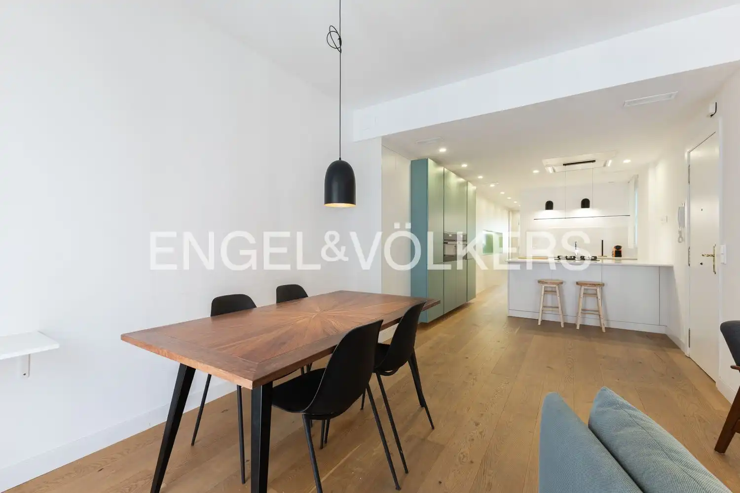 Comedor de Piso de alquiler en Valencia con Aire acondicionado, Calefacción y Balcón