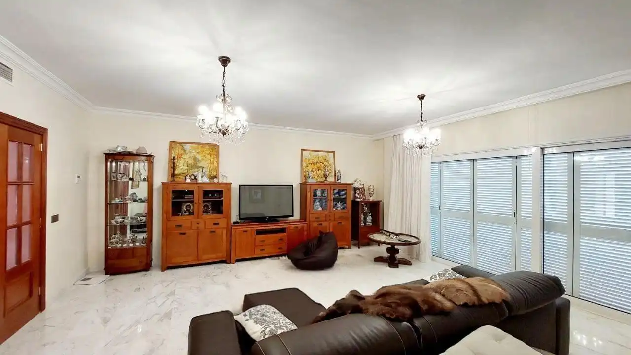Sala de estar de Casa adosada en venta en Santiago del Teide con Trastero, Jacuzzi y Piscina comunitaria