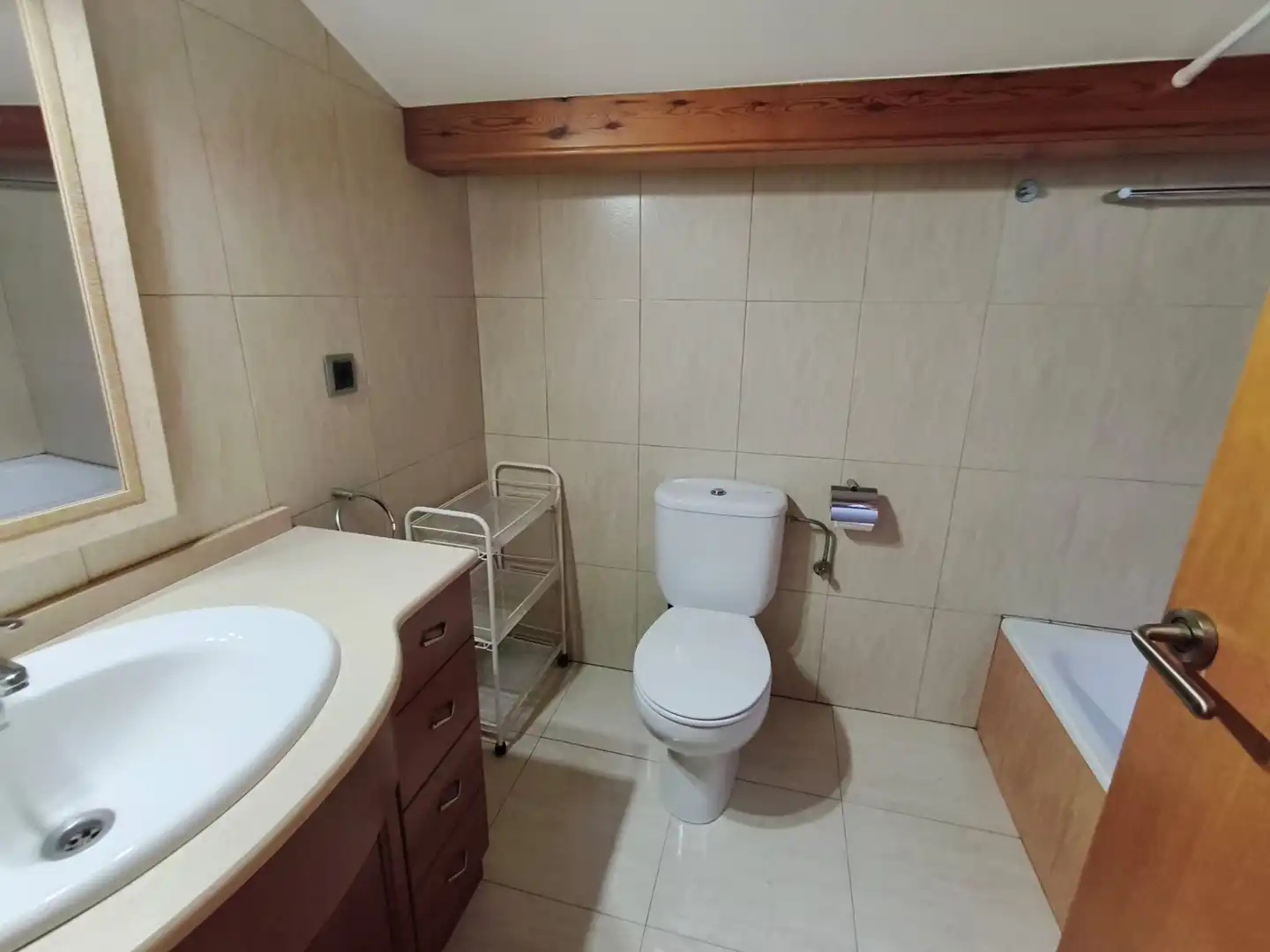 Badezimmer von Maisonette zum Verkauf in Puig-reig mit Heizung, Ofen und Balkon