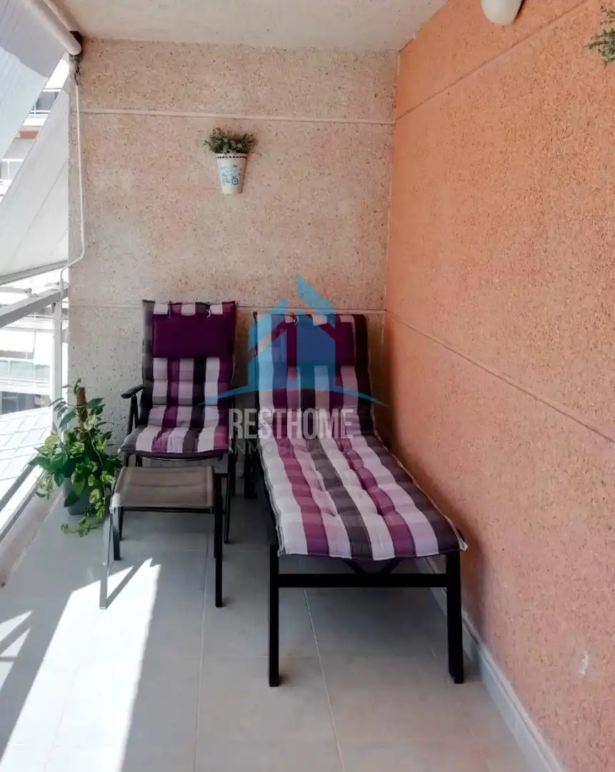 Terraza de Apartamento de alquiler en Cullera con Aire acondicionado, Jardín privado y Terraza