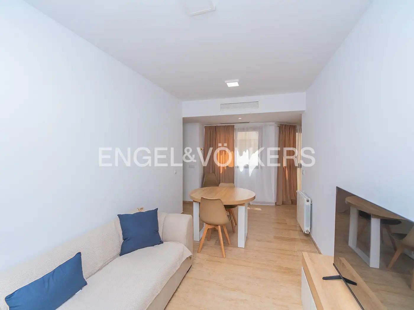 Living room of Flat for rent in Alicante / Alacant  with Air Conditioner, Heating and Furnished