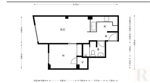 Foto 2 de Estudi en venda a Cl Salut, Centre, Sabadell