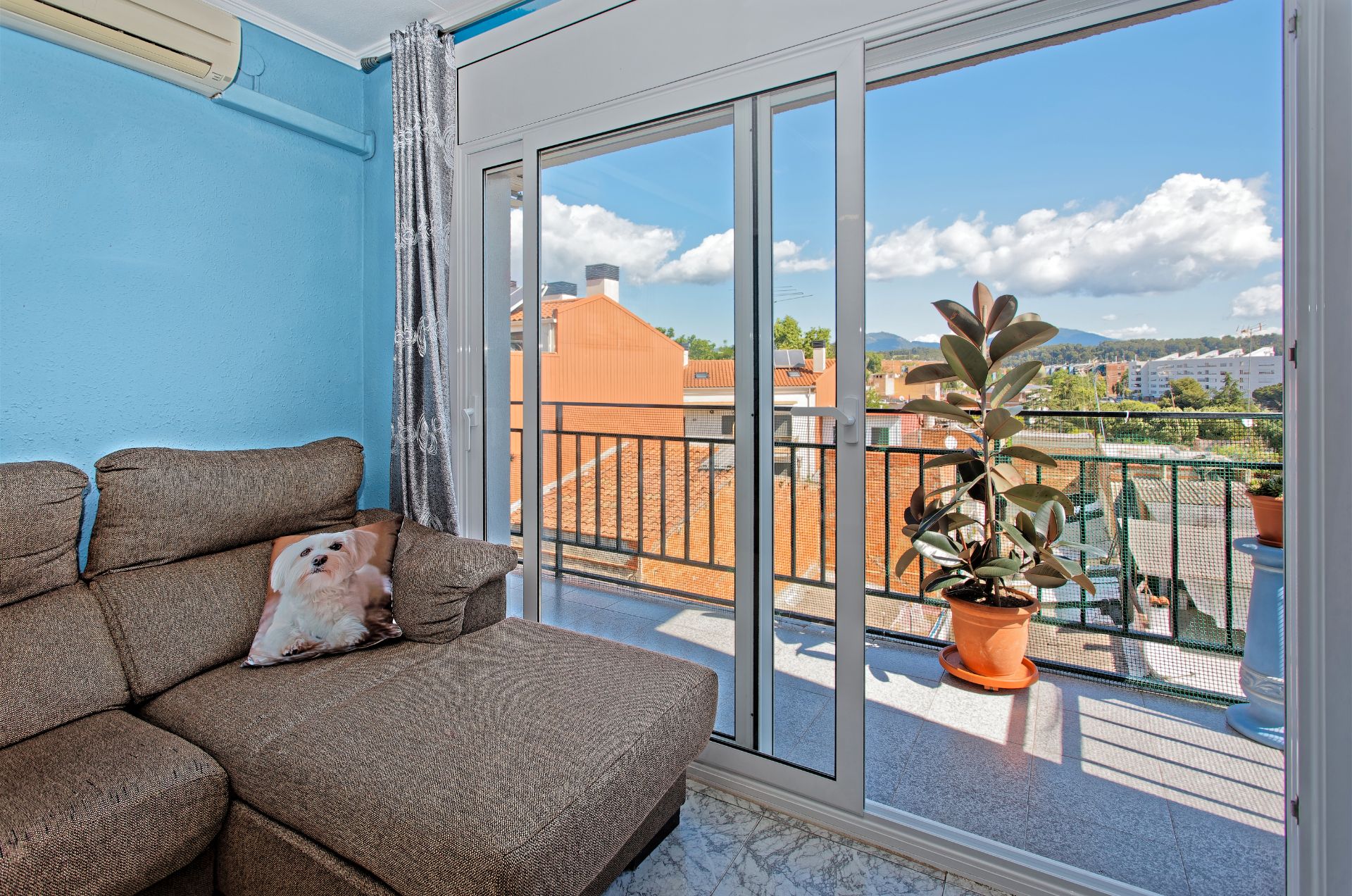 Bedroom of Flat for sale in Sabadell  with Air Conditioner, Heating and Terrace