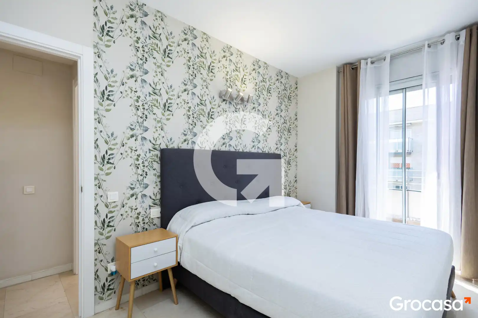 Schlafzimmer von Wohnung zum Verkauf in Sant Boi de Llobregat mit Klimaanlage, Heizung und Terrasse