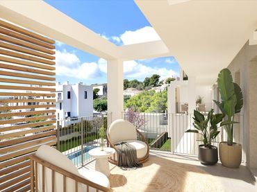 Attique avec piscine à vendre à Palmanova
