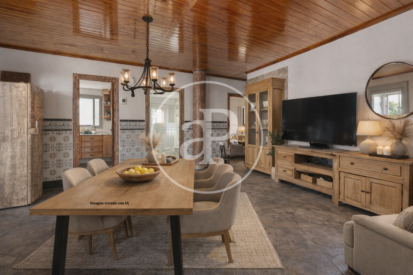 Menjador de Casa o xalet en venda en Sagunto / Sagunt amb Aire condicionat, Calefacció i Jardí privat