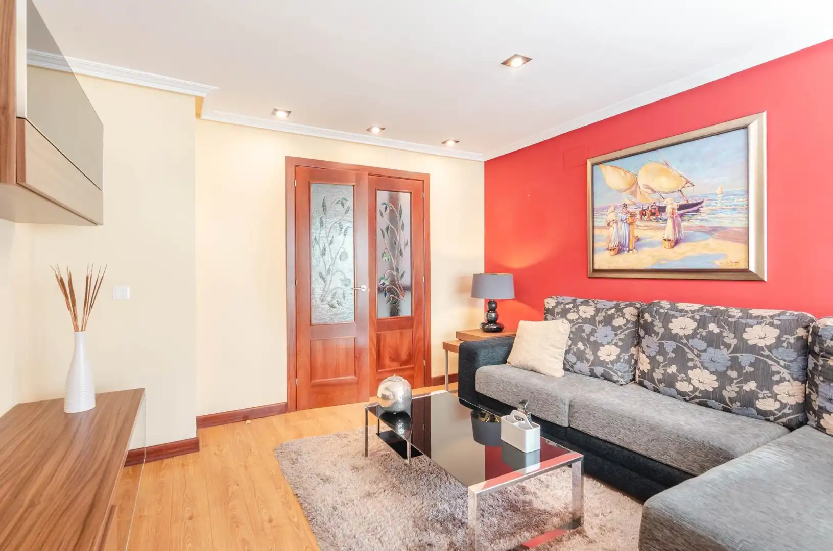 Sala de estar de Piso en venta en Gozón con Calefacción, Terraza y Trastero