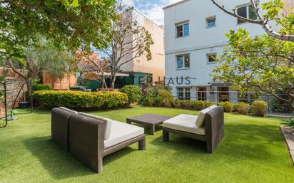 Terrace of Single-family semi-detached for sale in  Barcelona Capital  with Air Conditioner, Heating and Private garden