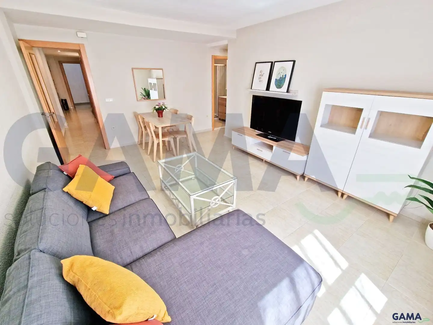 Sala de estar de Piso de alquiler en Alzira con Aire acondicionado y Amueblado