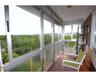 Balcony of Flat to rent in Palencia Capital  with Heating, Parquet flooring and Terrace