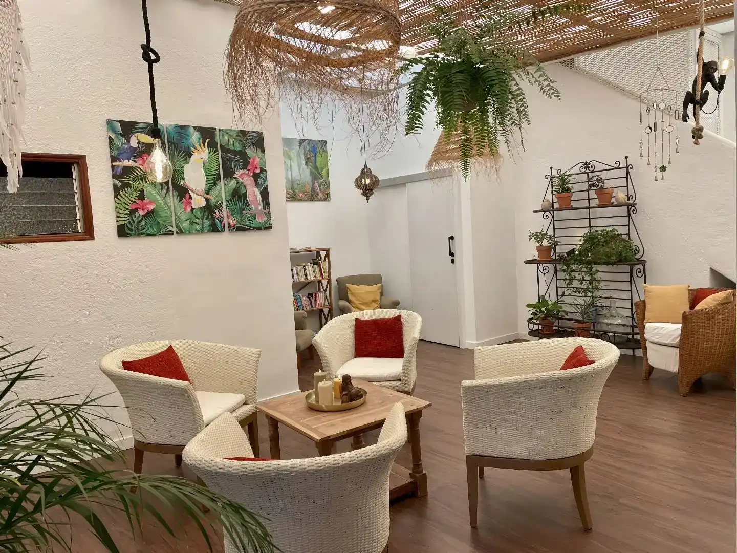 Living room of Houses for sale in La Guancha  with Private garden, Parquet flooring and Furnished