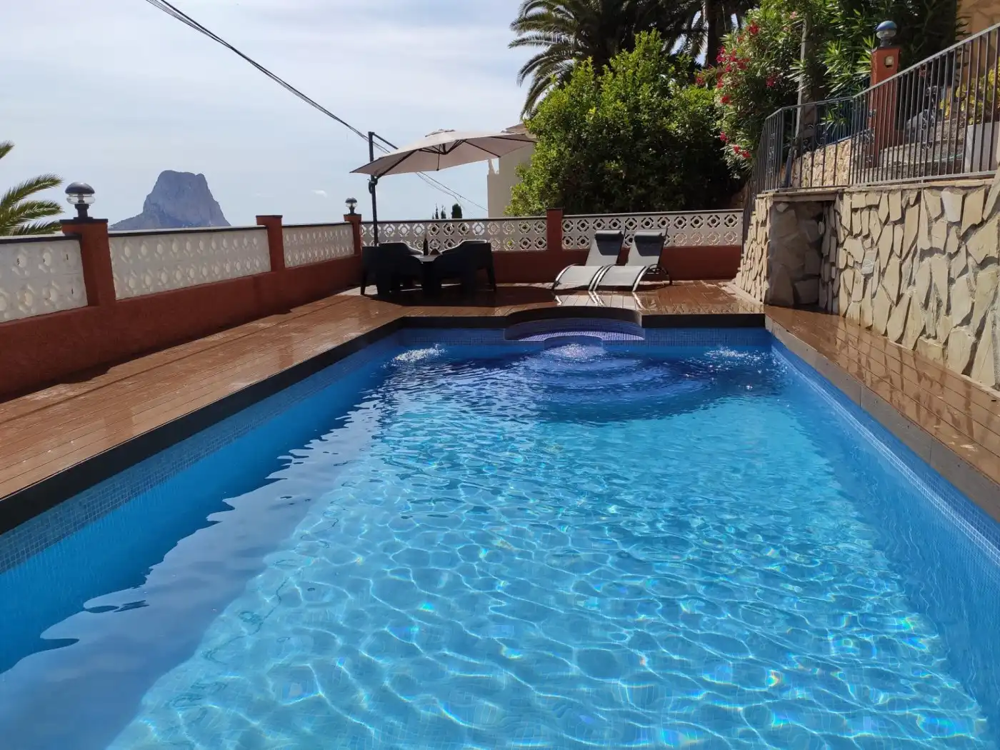 Piscina de Casa o xalet en venda en Calpe / Calp amb Aire condicionat, Calefacció i Jardí privat