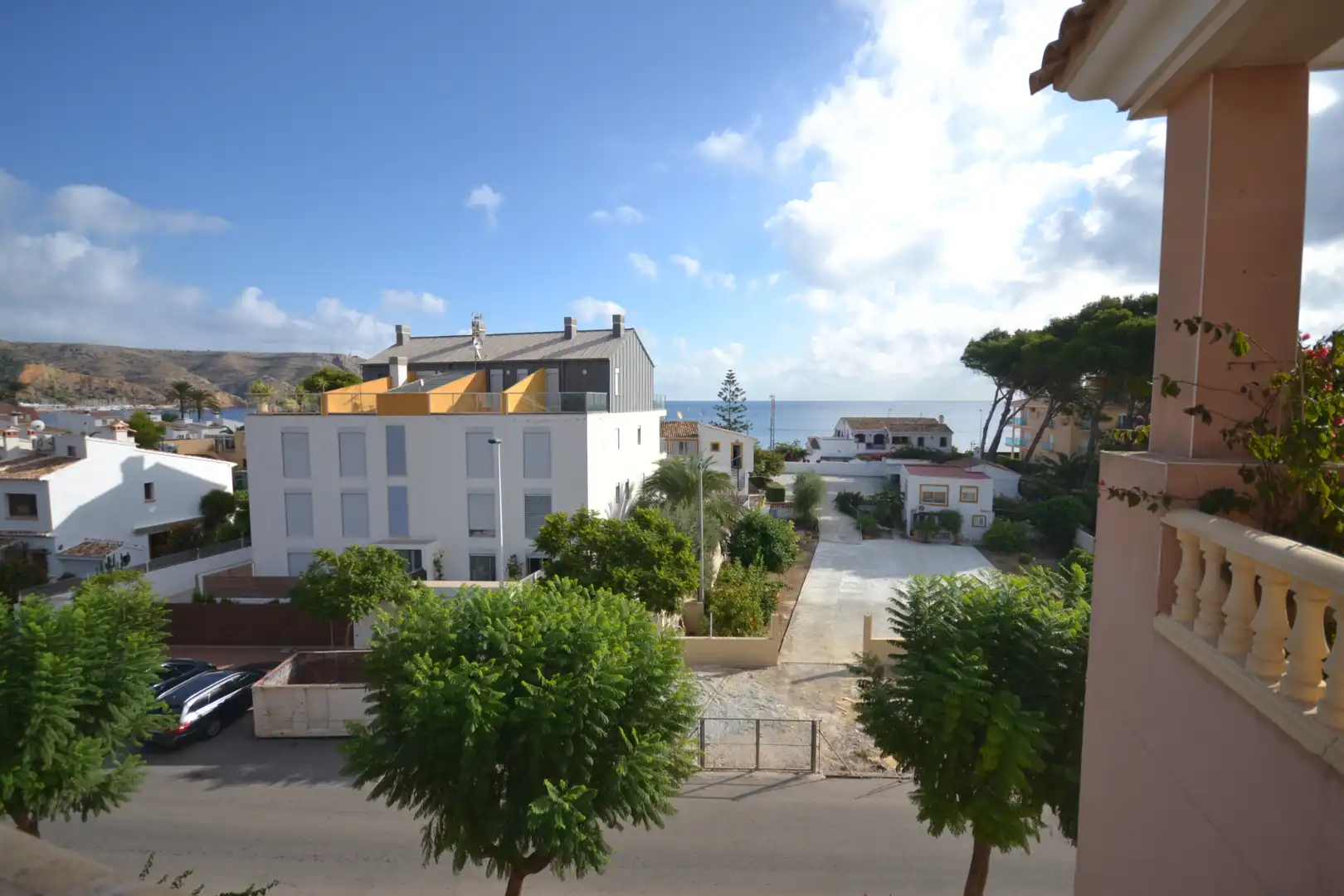 Außenansicht von Dachboden zur Miete in Jávea / Xàbia mit Klimaanlage, Heizung und Terrasse