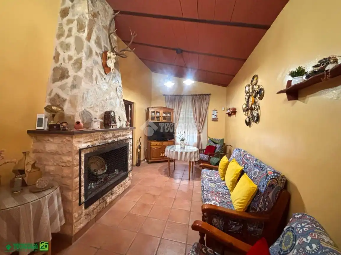 Sala de estar de Finca rústica en venta en Manzanares con Aire acondicionado