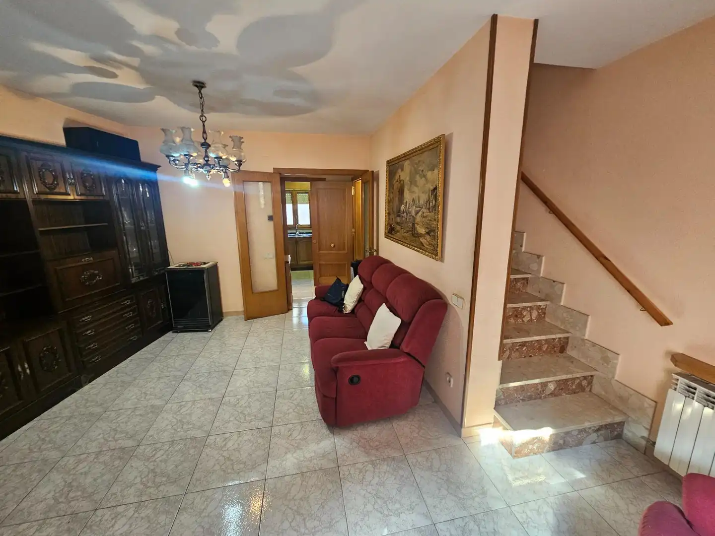 Sala d'estar de Casa adosada en venda en Alguaire, Lleida