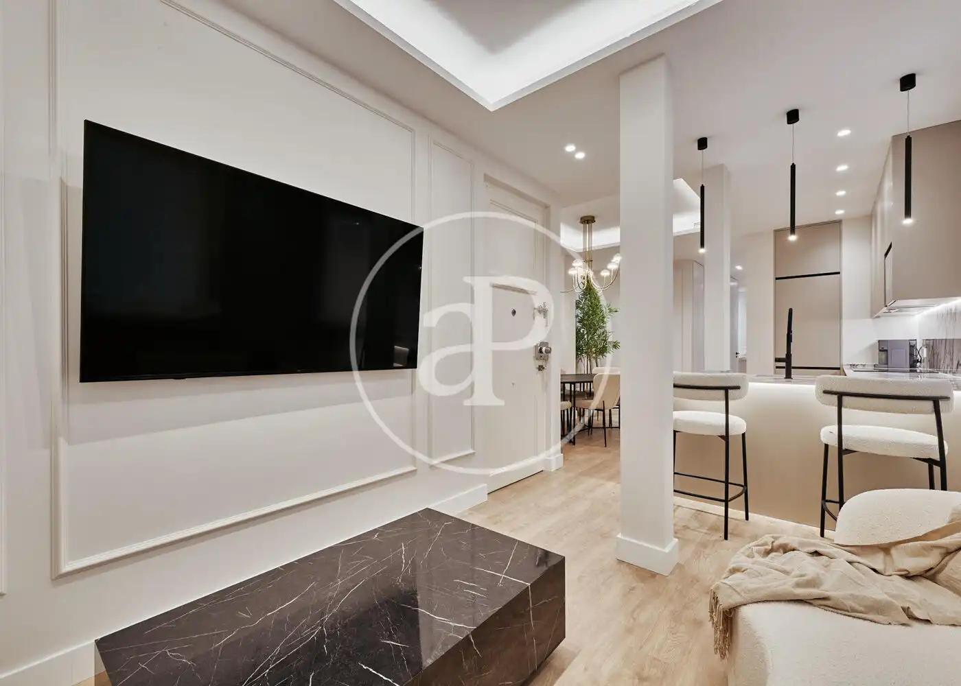 Sala de estar de Piso en venta en Madrid con Aire acondicionado, Calefacción y Amueblado