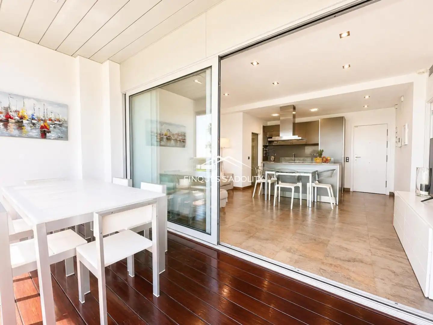Terrace of Flat for sale in Castell d'Aro, Platja d'Aro i s'Agaró  with Air Conditioner, Heating and Private garden