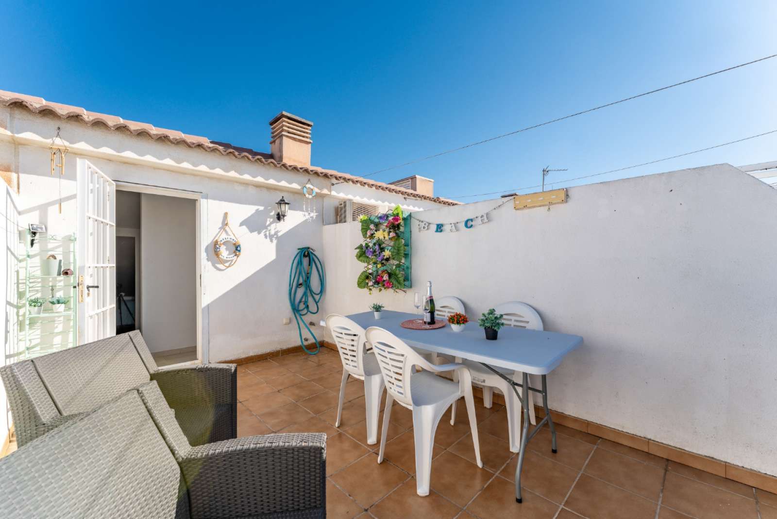 Terrassa de Apartament per a compartir en Málaga Capital amb Aire condicionat, Calefacció i Terrassa