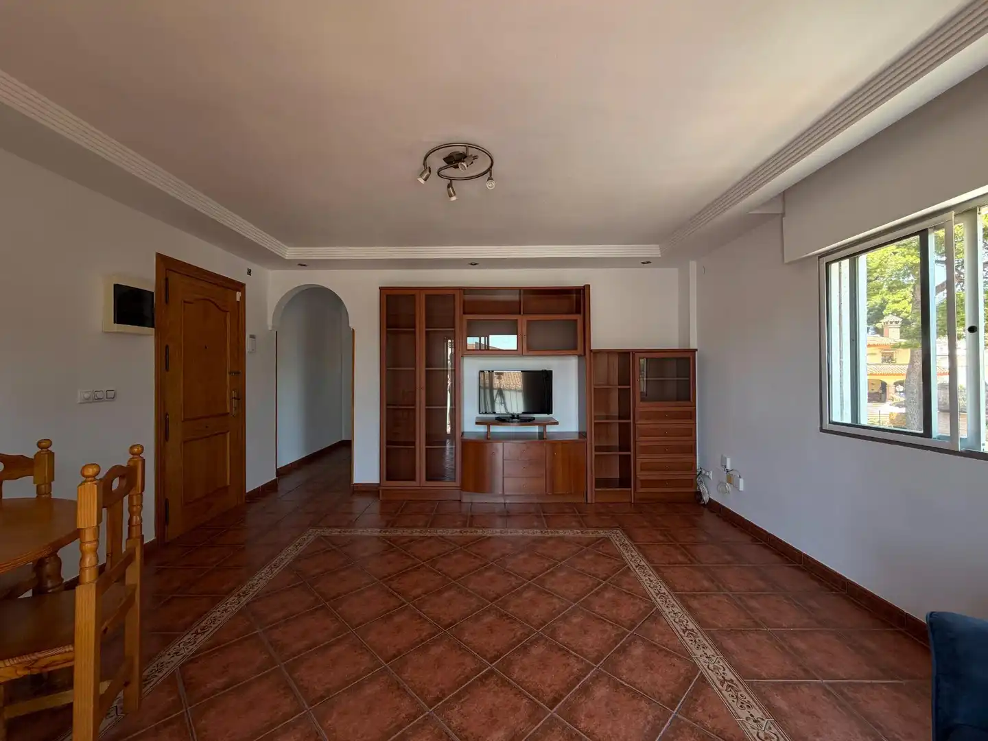 Sala de estar de Apartamento en venta en Mijas con Aire acondicionado, Jardín privado y Terraza