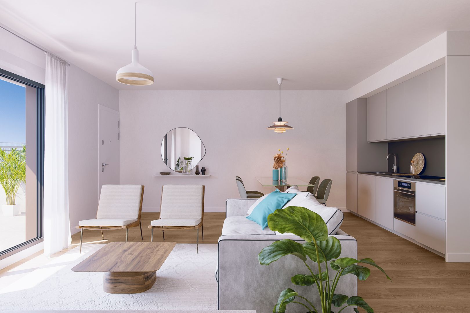 Living room of Flat for sale in Arico  with Private garden, Terrace and Storage room