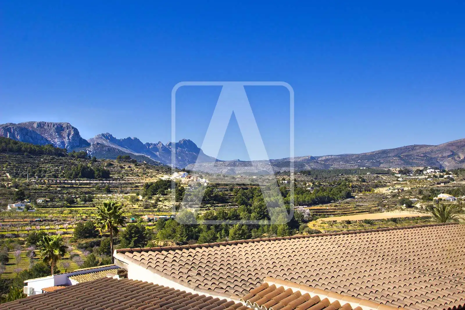 Vista exterior de Finca rústica en venda en Calpe / Calp amb Aire condicionat, Calefacció i Jardí privat