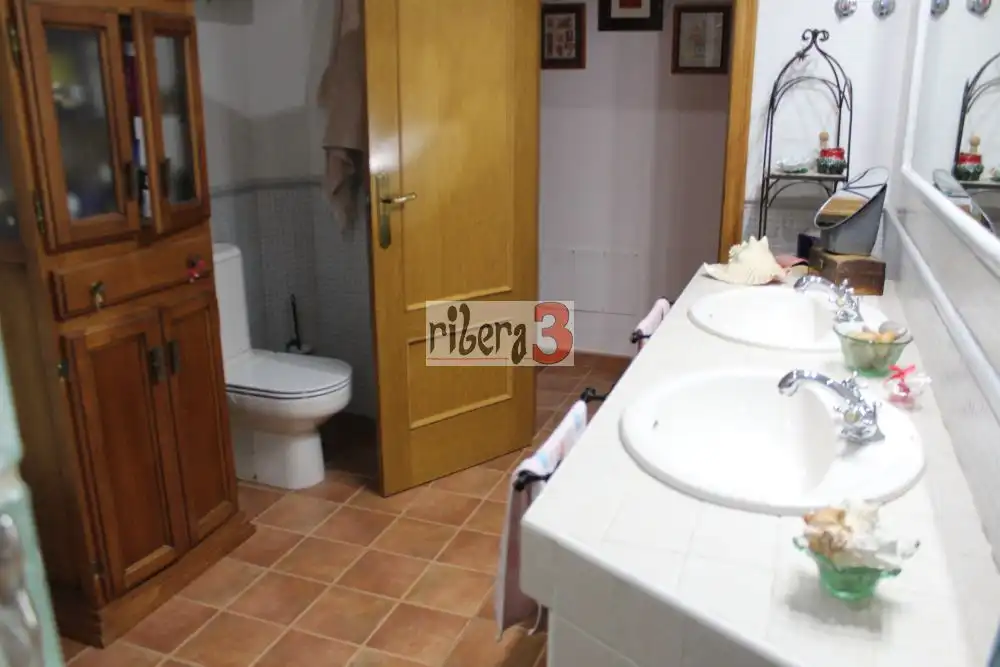 Badezimmer von Einfamilien-Reihenhaus zum Verkauf in San Javier mit Klimaanlage, Terrasse und Balkon