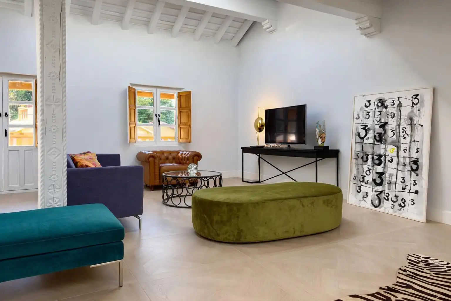 Sala de estar de Dúplex en venta en Alfoz de Lloredo con Calefacción, Jardín privado y Balcón