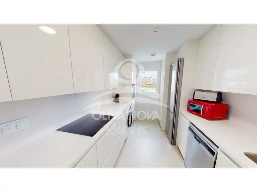 Cuina de Apartament en venda en Oliva amb Terrassa, Piscina i Piscina comunitària