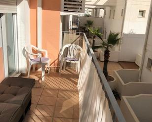 Terrace of Flat to rent in Benidorm  with Air Conditioner, Heating and Furnished