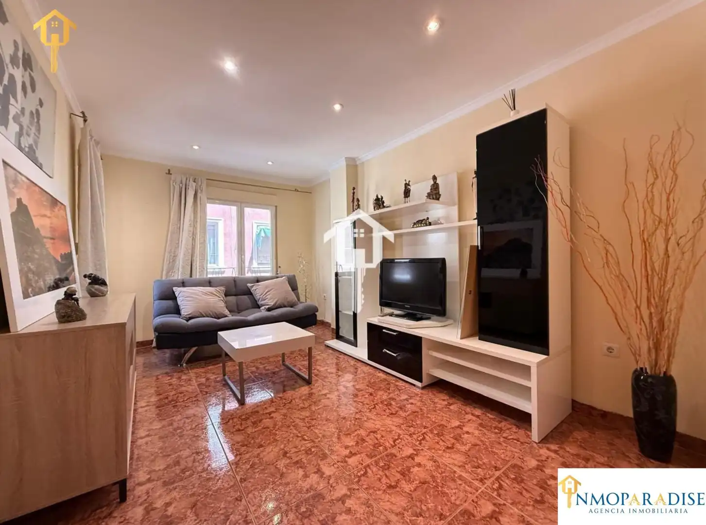Wohnzimmer von Wohnung zum Verkauf in Alicante / Alacant mit Klimaanlage und Möbliert