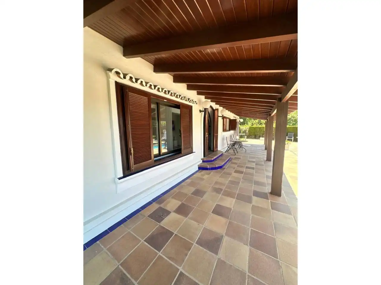 Terrassa de Casa o xalet de lloguer en Marbella amb Jardí privat, Terrassa i Piscina