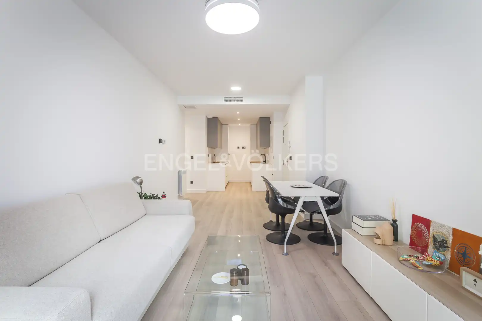 Sala de estar de Piso de alquiler en Madrid con Aire acondicionado, Calefacción y Jardín privado