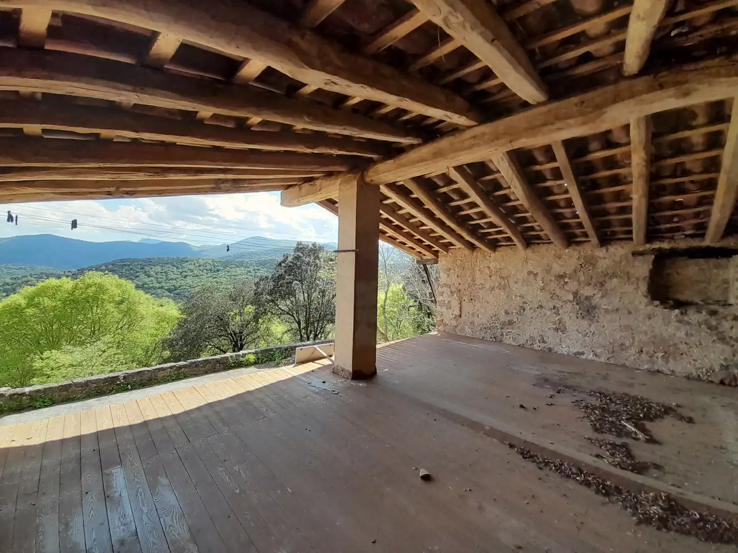 Terraza de Finca rústica en venta en La Vall de Bianya con Calefacción, Terraza y Trastero