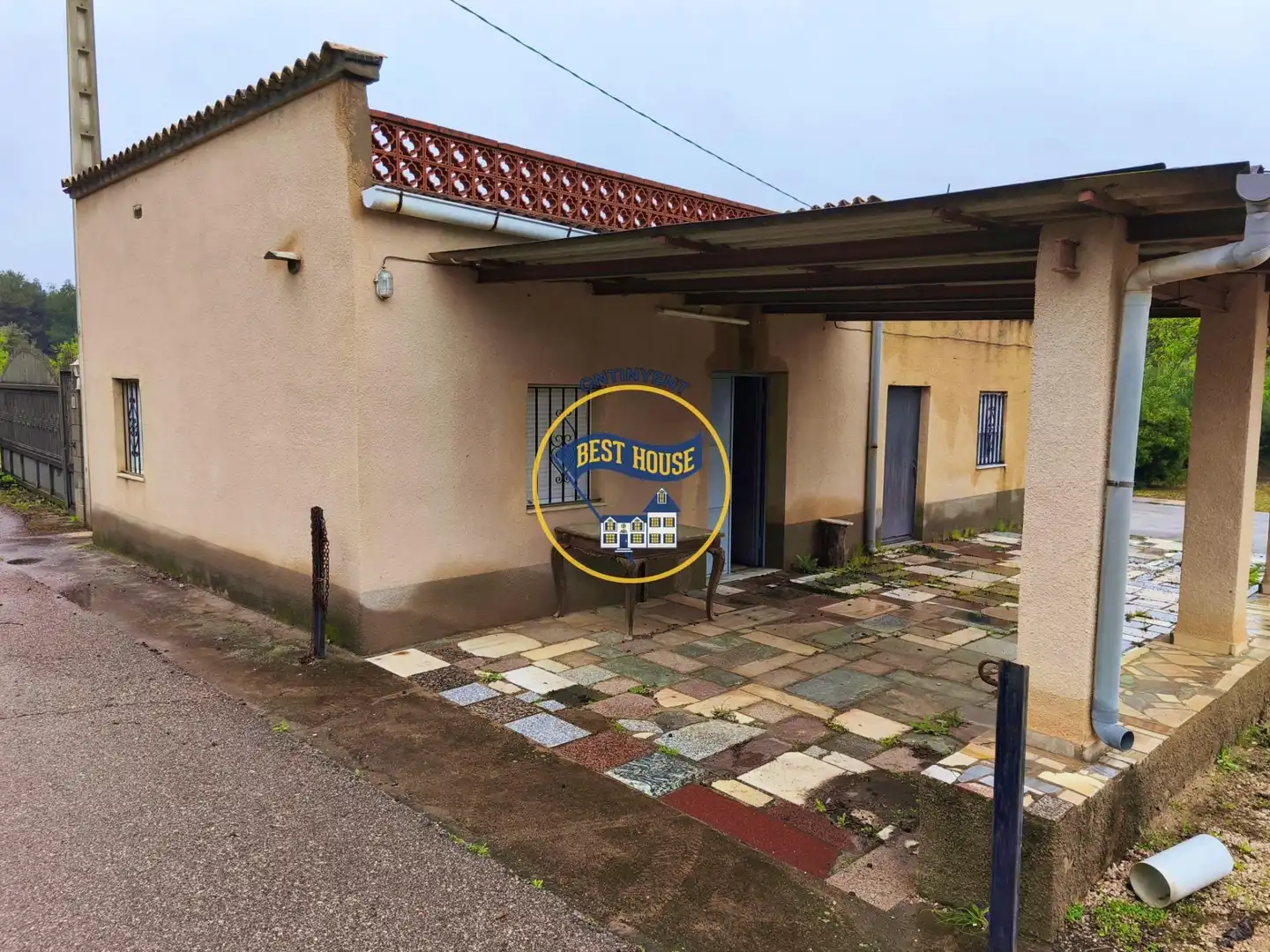 Vista exterior de Casa o xalet en venda en Ontinyent amb Jardí privat