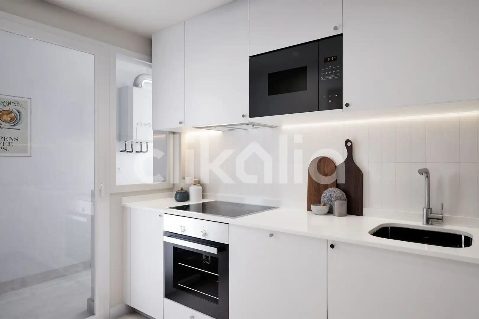 Kitchen of Flat for sale in Madrid  with Air Conditioner and Heating