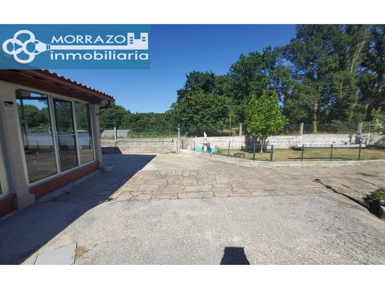 Vista exterior de Casa o chalet en venta en A Estrada  con Aire acondicionado, Piscina y Amueblado