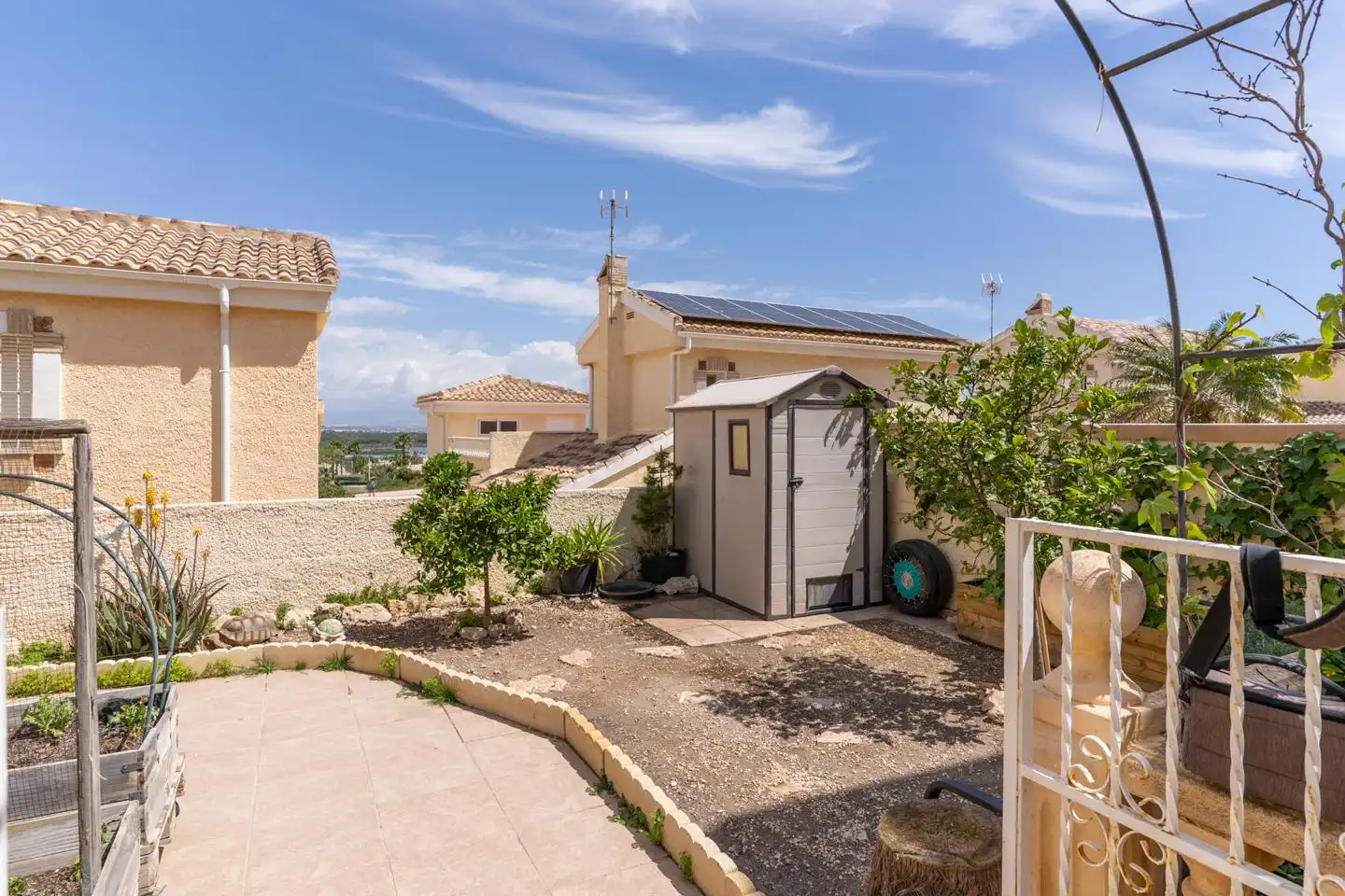 Terrasse von Haus oder Chalet zum Verkauf in Santa Pola mit Klimaanlage, Privatgarten und Terrasse
