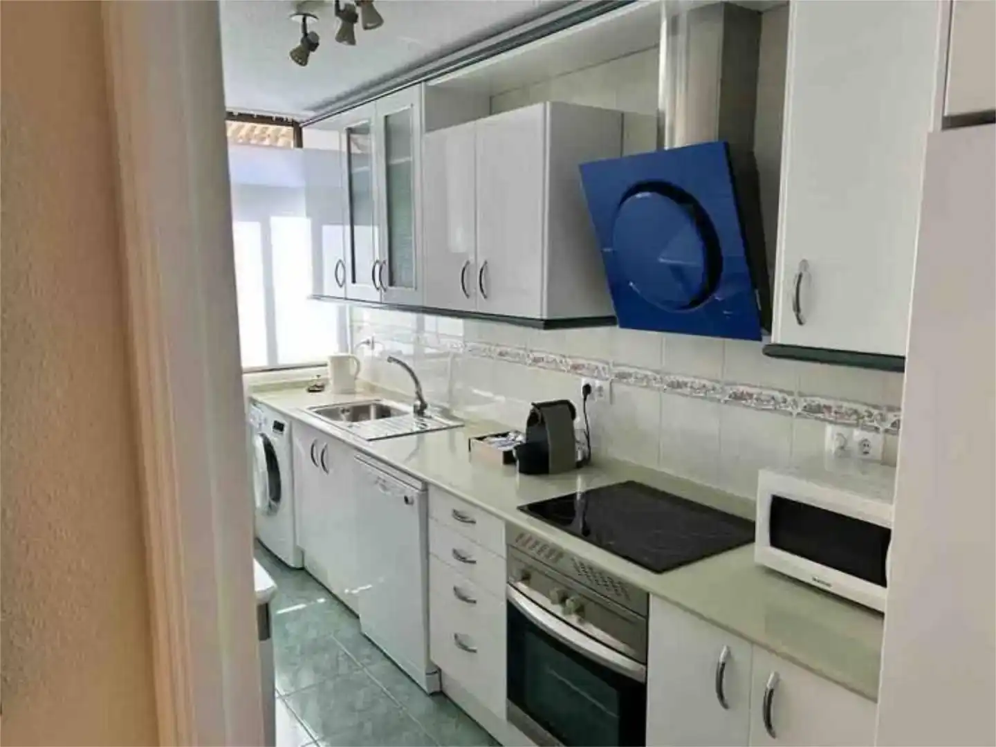 Küche von Wohnung zur Miete in Pilar de la Horadada mit Klimaanlage und Balkon