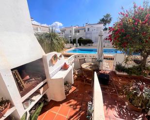 Exterior view of Planta baja for sale in La Nucia  with Heating, Private garden and Terrace