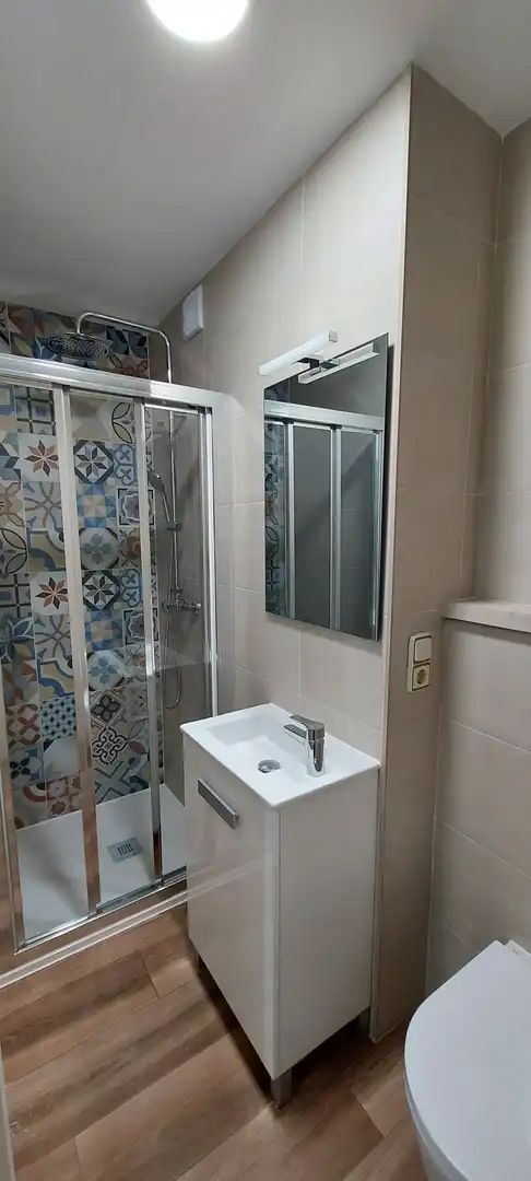 Bathroom of Flat for rent in Málaga  with Air Conditioner and Furnished