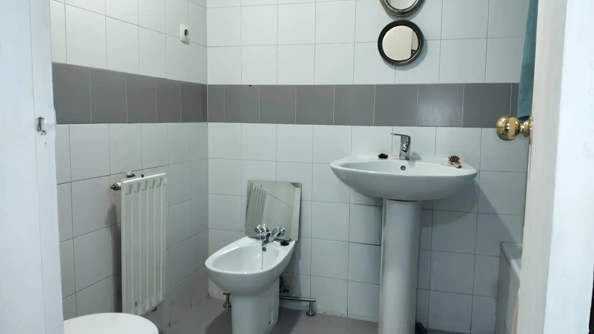 Bathroom of Flat for sale in Madrid  with Heating, Terrace and Furnished