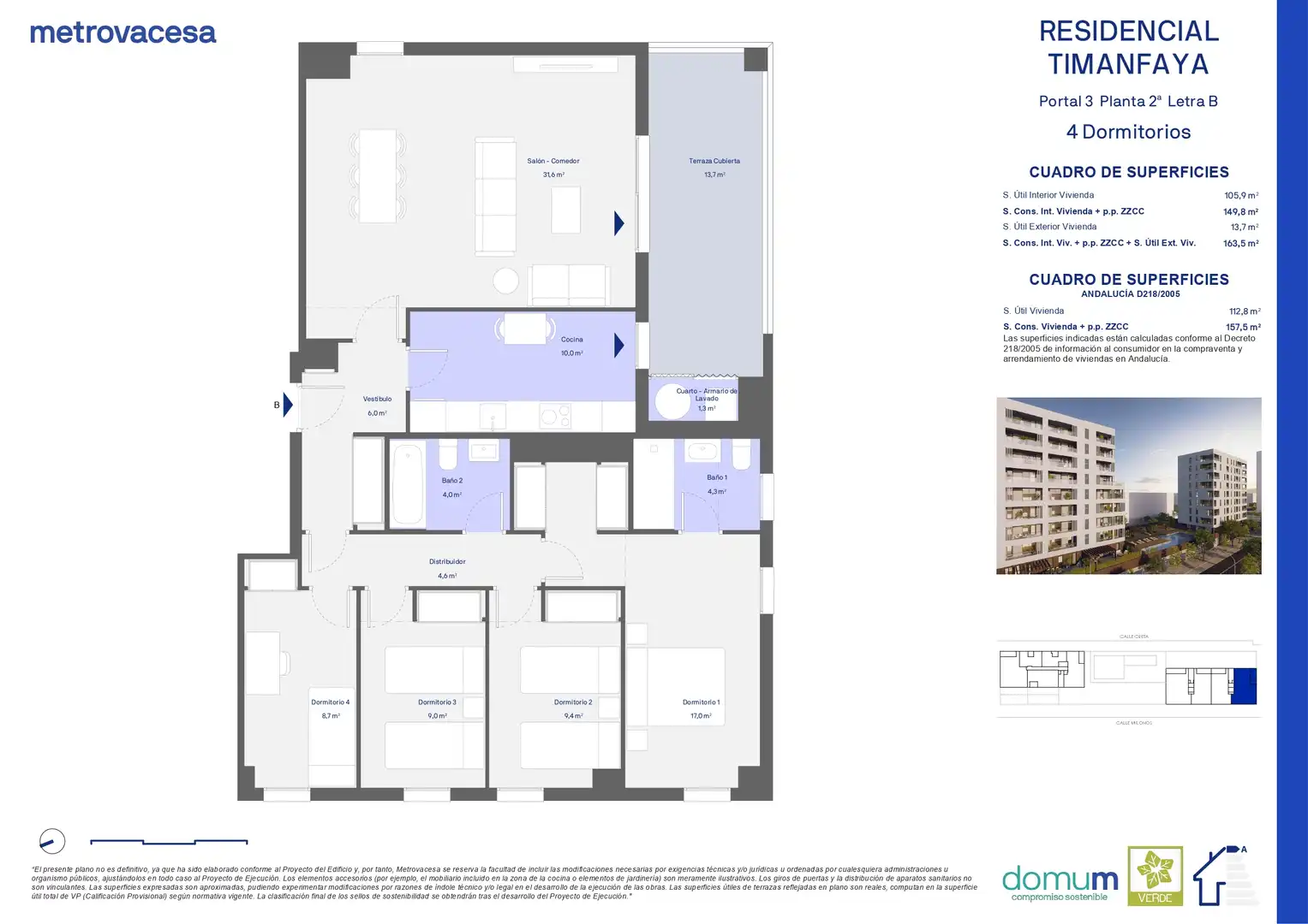 Piso con piscina en venta en Parcelas R' y R del Sector SUSDBP, Palmas Altas Sur. Sevilla, imagen 2