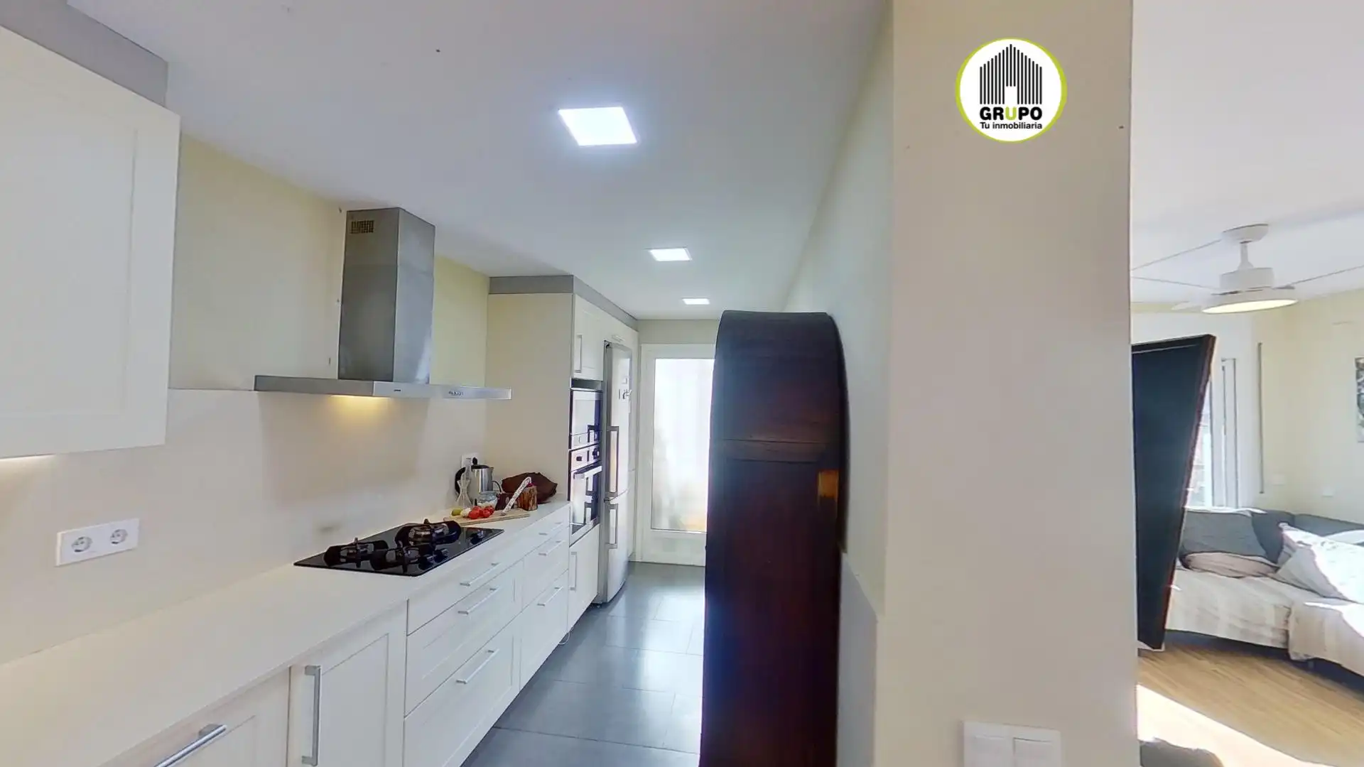 Kitchen of Flat for rent in Begues  with Heating, Private garden and Parquet flooring