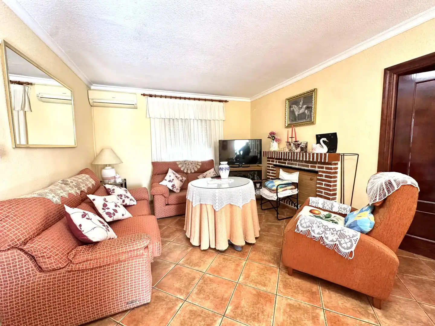 Wohnzimmer von Country house zum Verkauf in Lorca mit Klimaanlage und Privatgarten