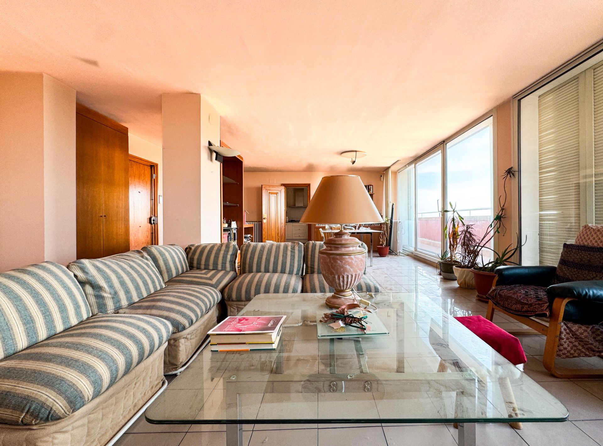 Sala de estar de Ático en venta en  Lleida Capital con Aire acondicionado, Calefacción y Terraza